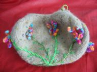 Light green dumpling bag